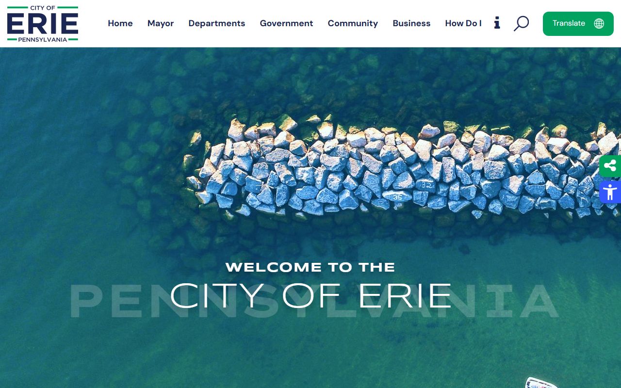Erie city government resources for Erie unclaimed money inquiries
