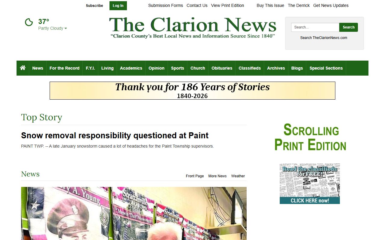 Clarion County News coverage of Clarion County unclaimed money