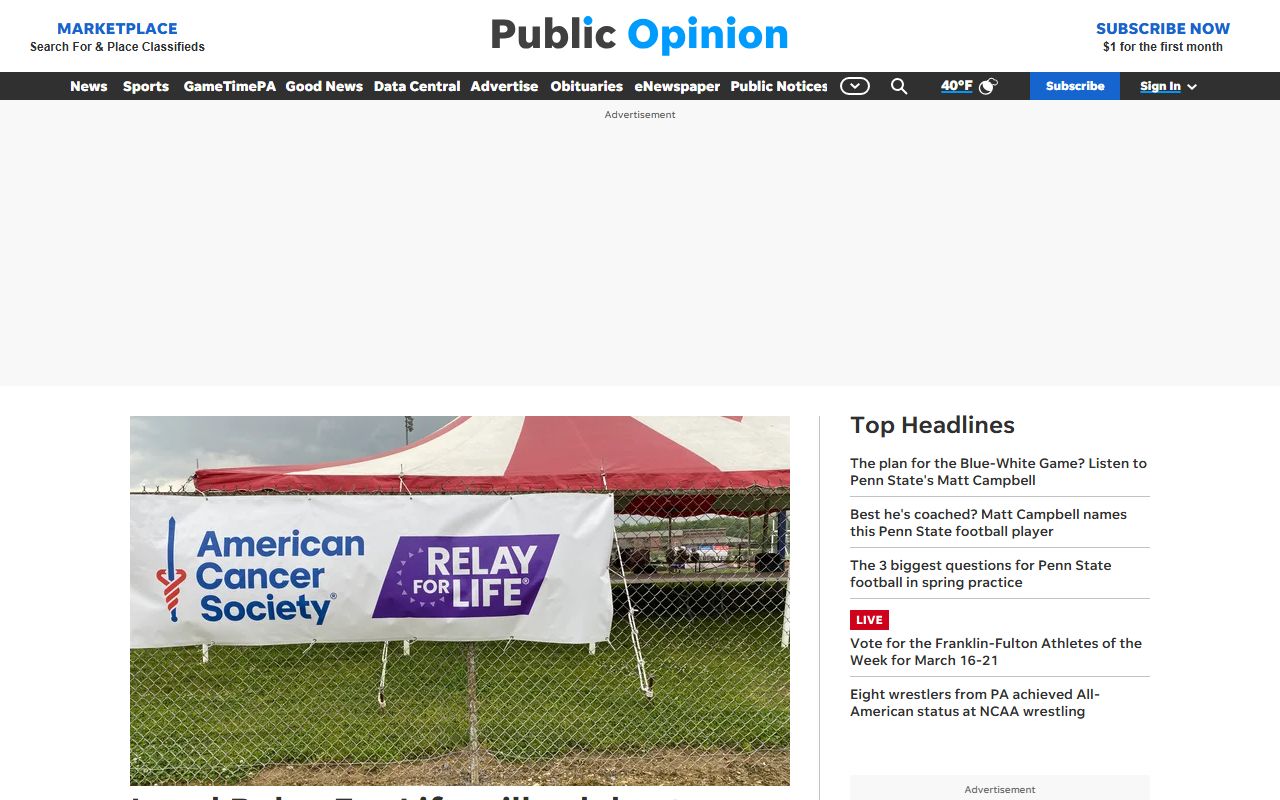 Public Opinion Franklin County unclaimed money news coverage