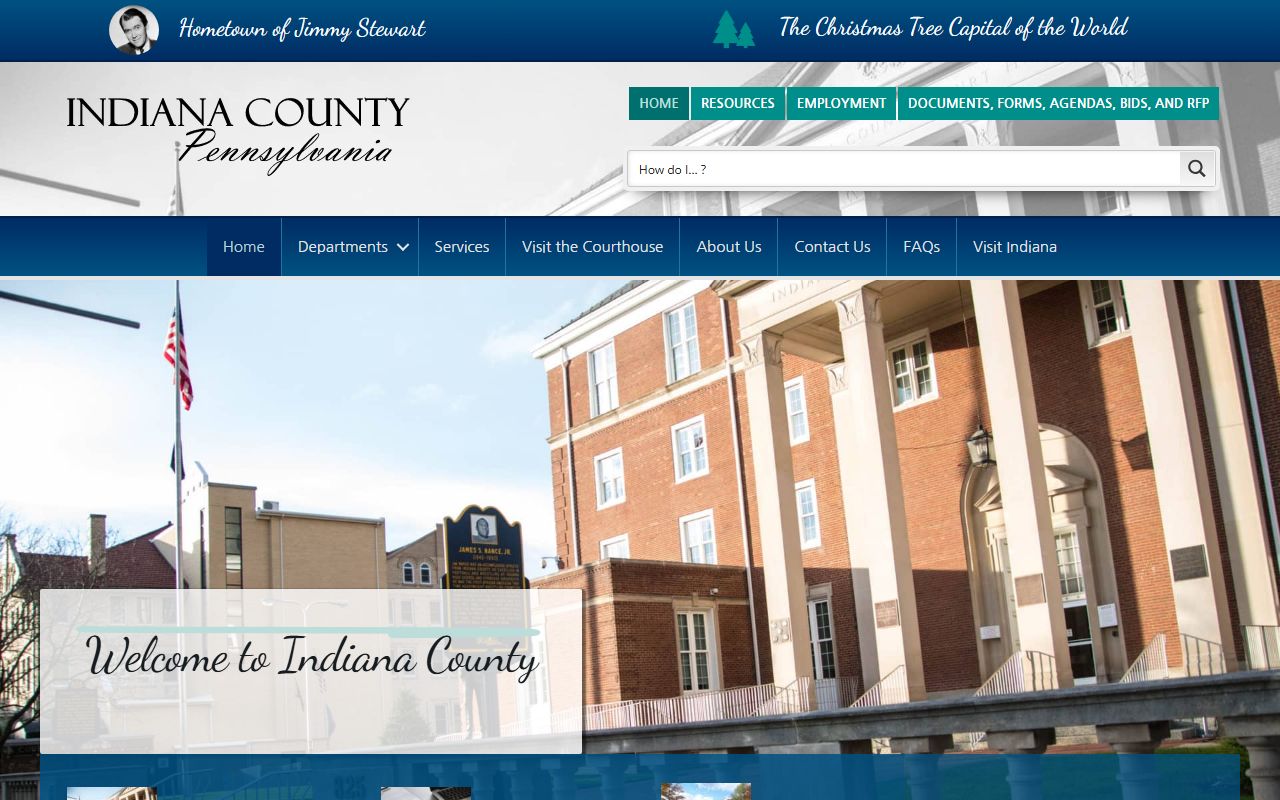Indiana County official website for Indiana County unclaimed money