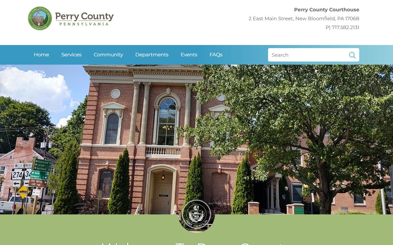 Perry County official website for unclaimed money and property resources