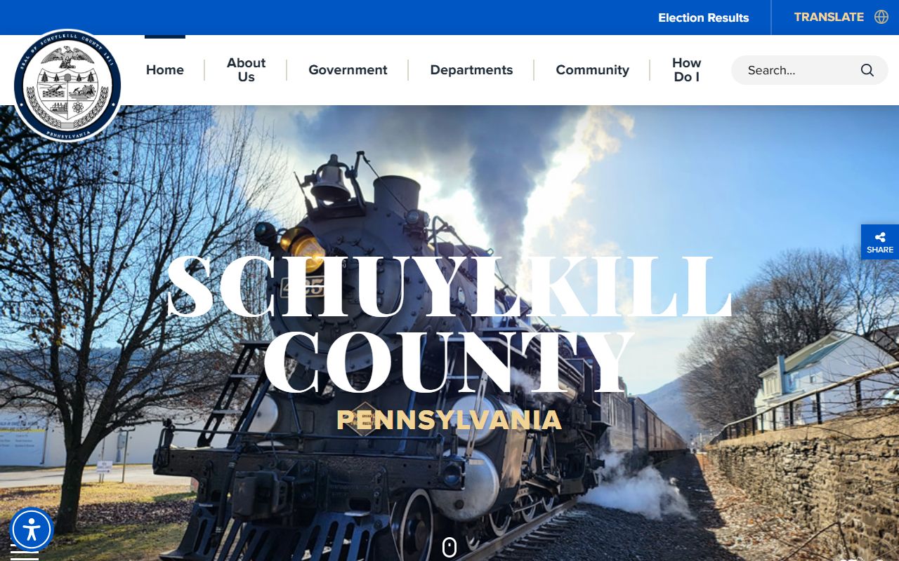 Schuylkill County official website for unclaimed money and county financial records